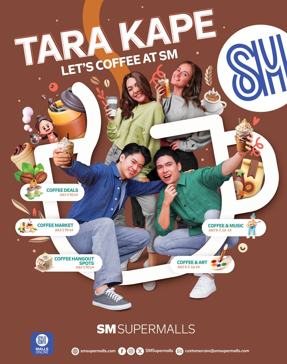 This 1 to 14 July, SM Supermalls is taking café hopping to the next level with Coffee Fest!